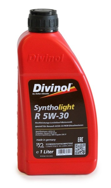 Motorový olej 5W-30 DIVINOL Syntholight R - 1L