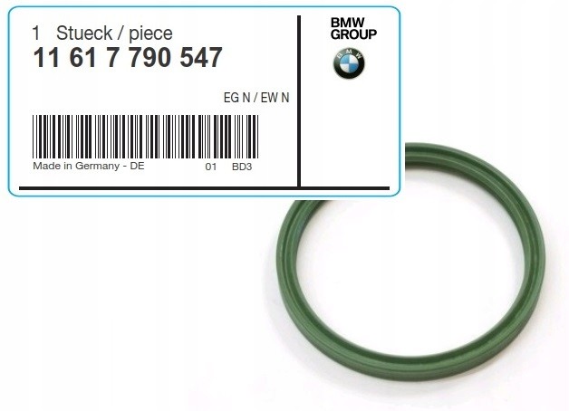 Těsnící kroužek mezi turbo a trubku sání - BMW 11617790547