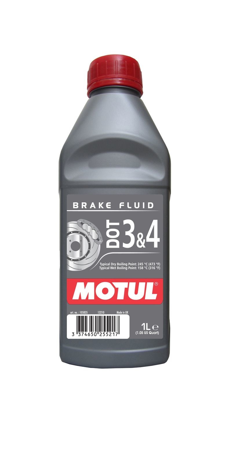 Brzdová kapalina MOTUL DOT 3&4 Brake Fluid - 1L