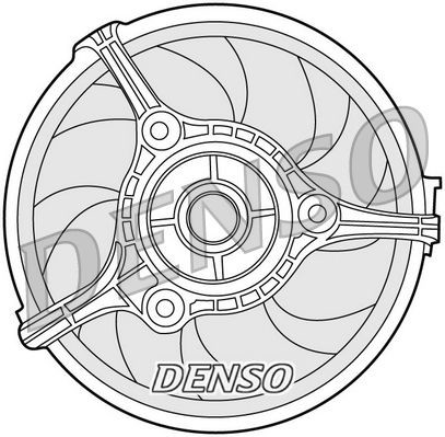 Větrák, chlazení motoru DENSO WYPRZEDA˝ DER02002