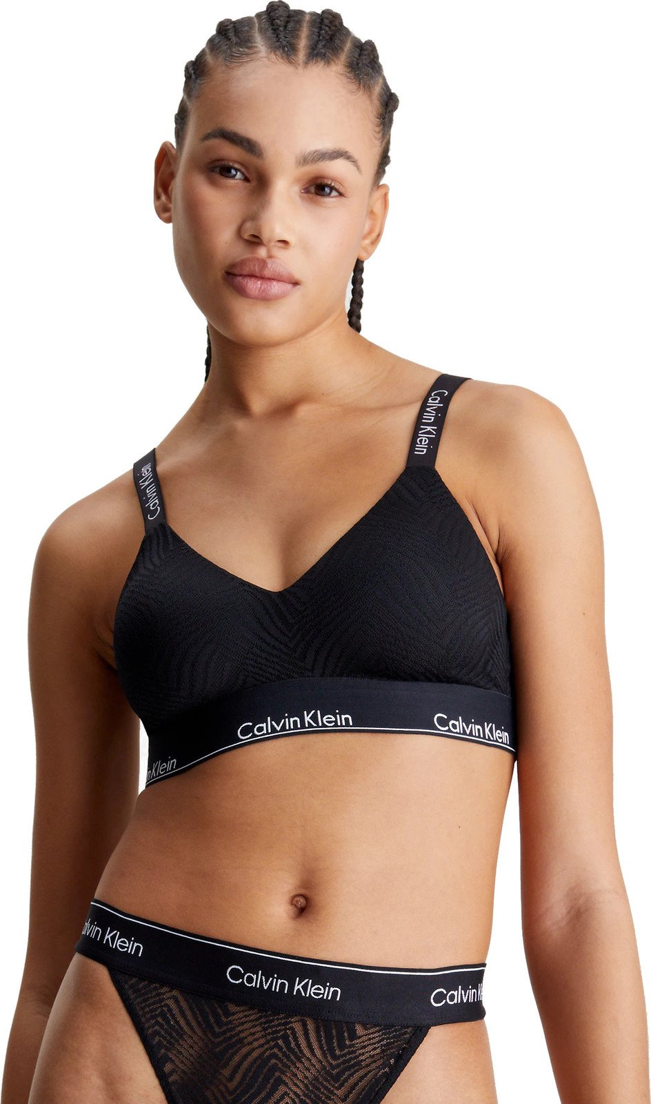 Calvin Klein Dámská podprsenka Bralette QF7797E-UB1 M