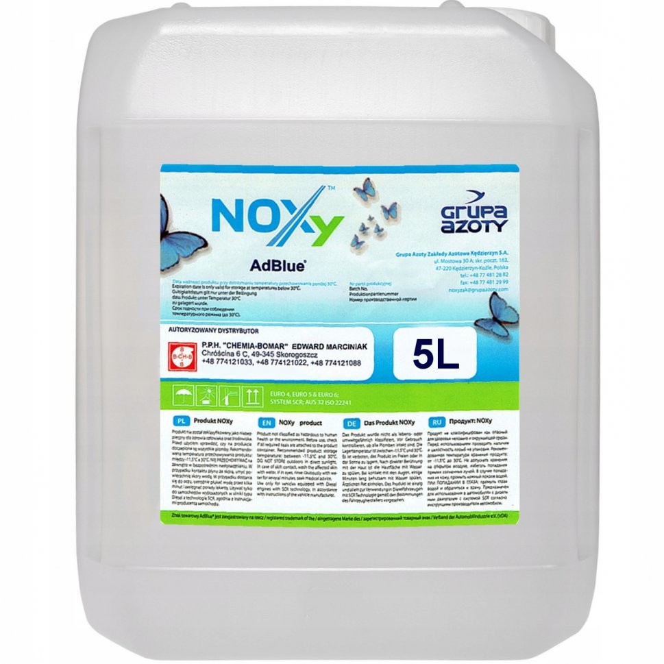 Syntetická močovina AdBlue Noxy - 5l