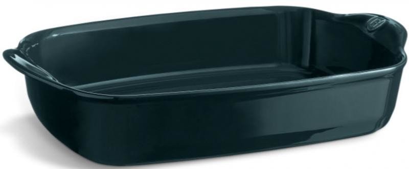 Emile Henry Ultime zapékací mísa obdélníková 42,5x28x8,5 cm temně modrá Belle Ile 739654