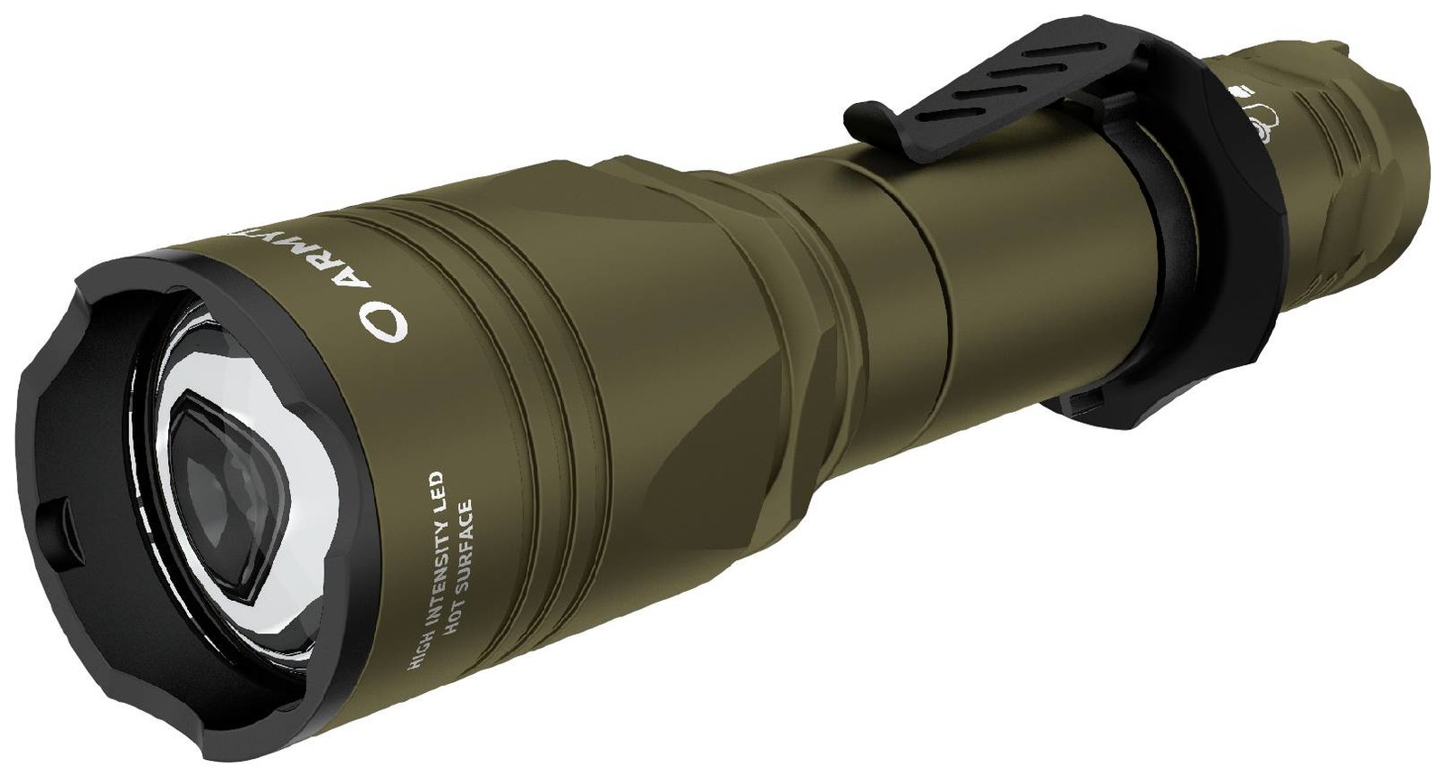 ArmyTek Dobermann Pro Magnet USB Olive Warm LED kapesní svítilna poutko na ruku, s brašnou napájeno akumulátorem 1400 lm 164 g