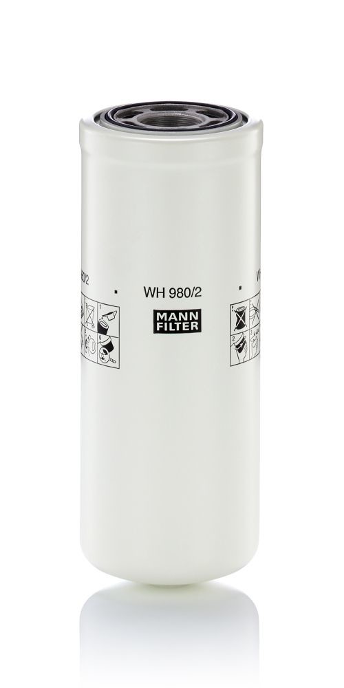 Filtr, pracovní hydraulika MANN-FILTER WH 980/2