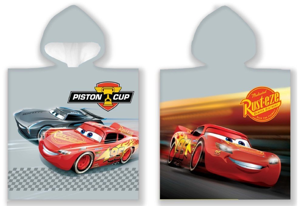 Dětské pončo Cars 3 Blesk McQueen a Storm