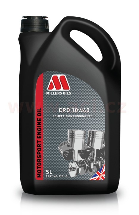 MILLERS OILS CRO 10W-40, olej pro zajíždění motorů - 5L