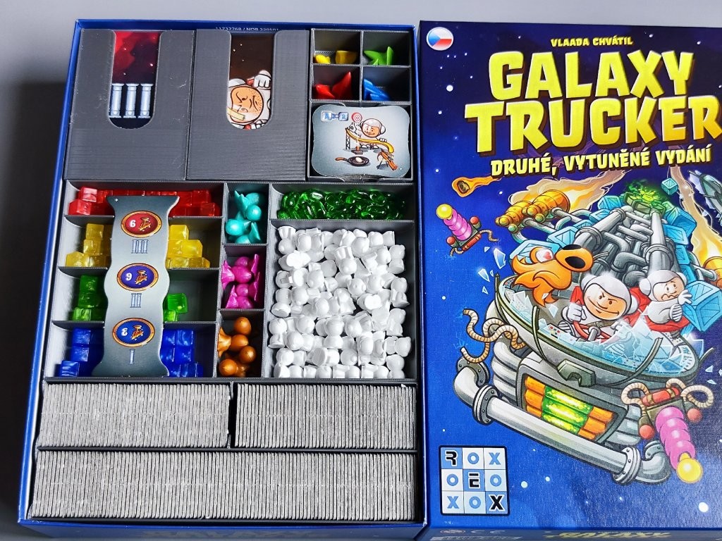 inserty.cz Insert: Galaxy Trucker: Druhé, vytuněné vydání + Jedeme dál! (černý, M1230)
