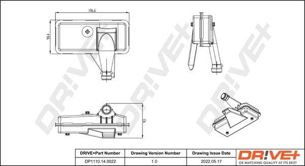 Hydraulický filtr, automatická převodovka DRIVE DP1110.14.0022