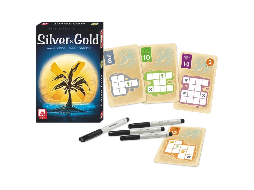 NSV (Nürnberger-Spielkarten-Verlag) Silver & Gold