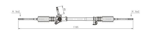 Řídicí mechanismus GENERAL RICAMBI FO4023