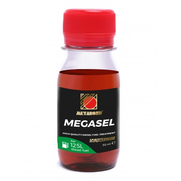 Metabond Megasel + (aditivum do nafty na ošetření 125L paliva) - 50ml