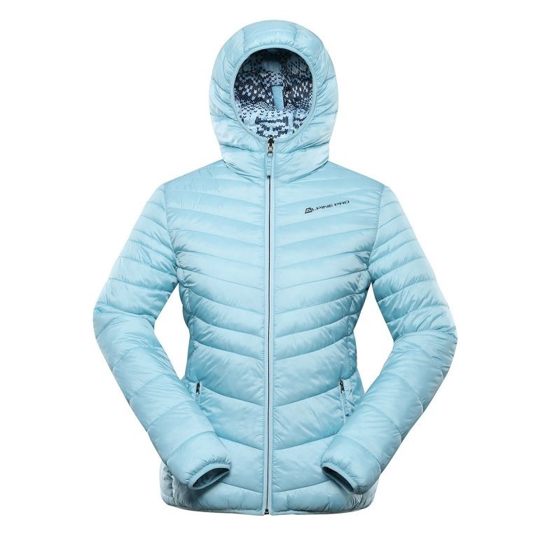 ALPINE PRO Dámská oboustranná bunda hi-therm EROMA aquamarine varianta pa XS