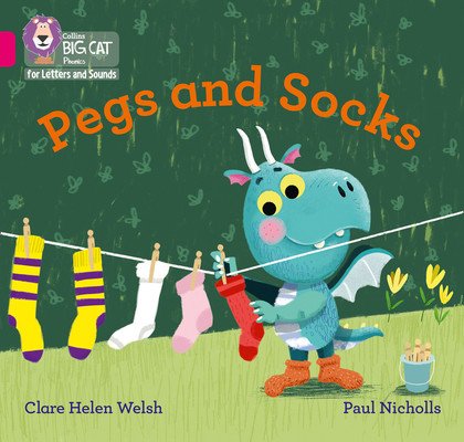 Pegs and Socks - Band 01b/Pink B (Welsh Clare Helen)(Paperback / softback)