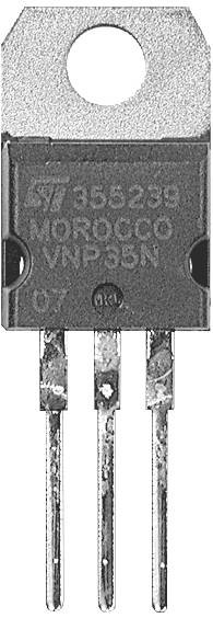 STMicroelectronics VNP35N07-E tranzistor MOSFET 1 N-kanál 125 W TO-220