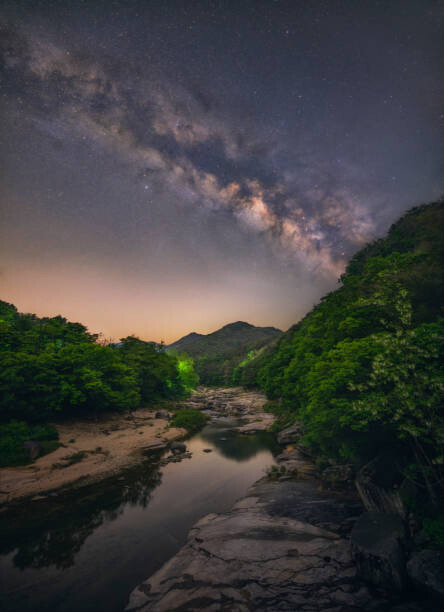 TigerSeo / Imazins Umělecká fotografie Mt. Songnisan, Hwayanggugok, Milky Way, TigerSeo / Imazins, (30 x 40 cm)