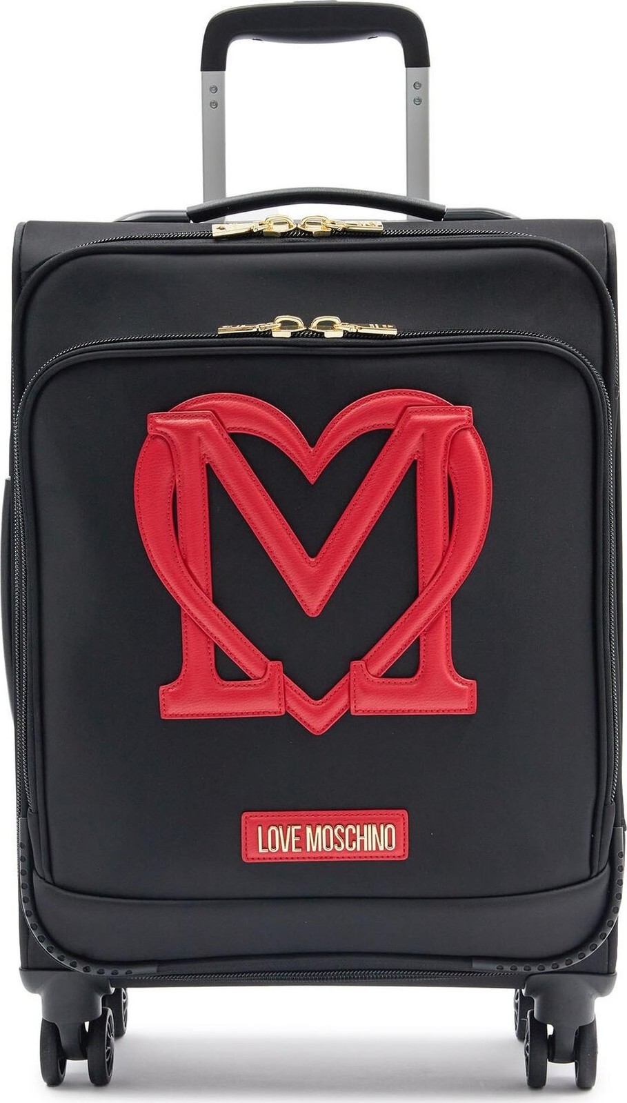 Kabinový kufr LOVE MOSCHINO JC5101PP0IKX000B Nero/Rosso