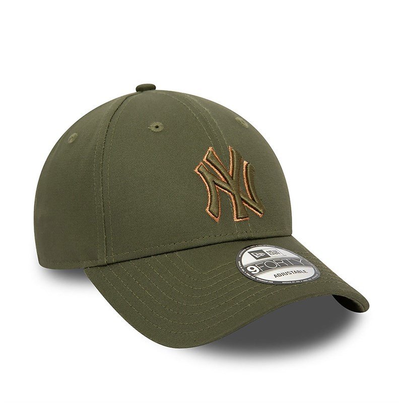 kšiltovka NEW ERA - 940 Mlb Metallic Outline 9Forty New York Yankees (NOVMTC)