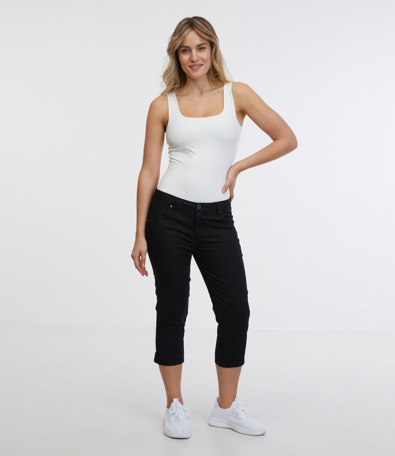 SAM 73 Dámské 3/4 kalhoty AMARA Černá S