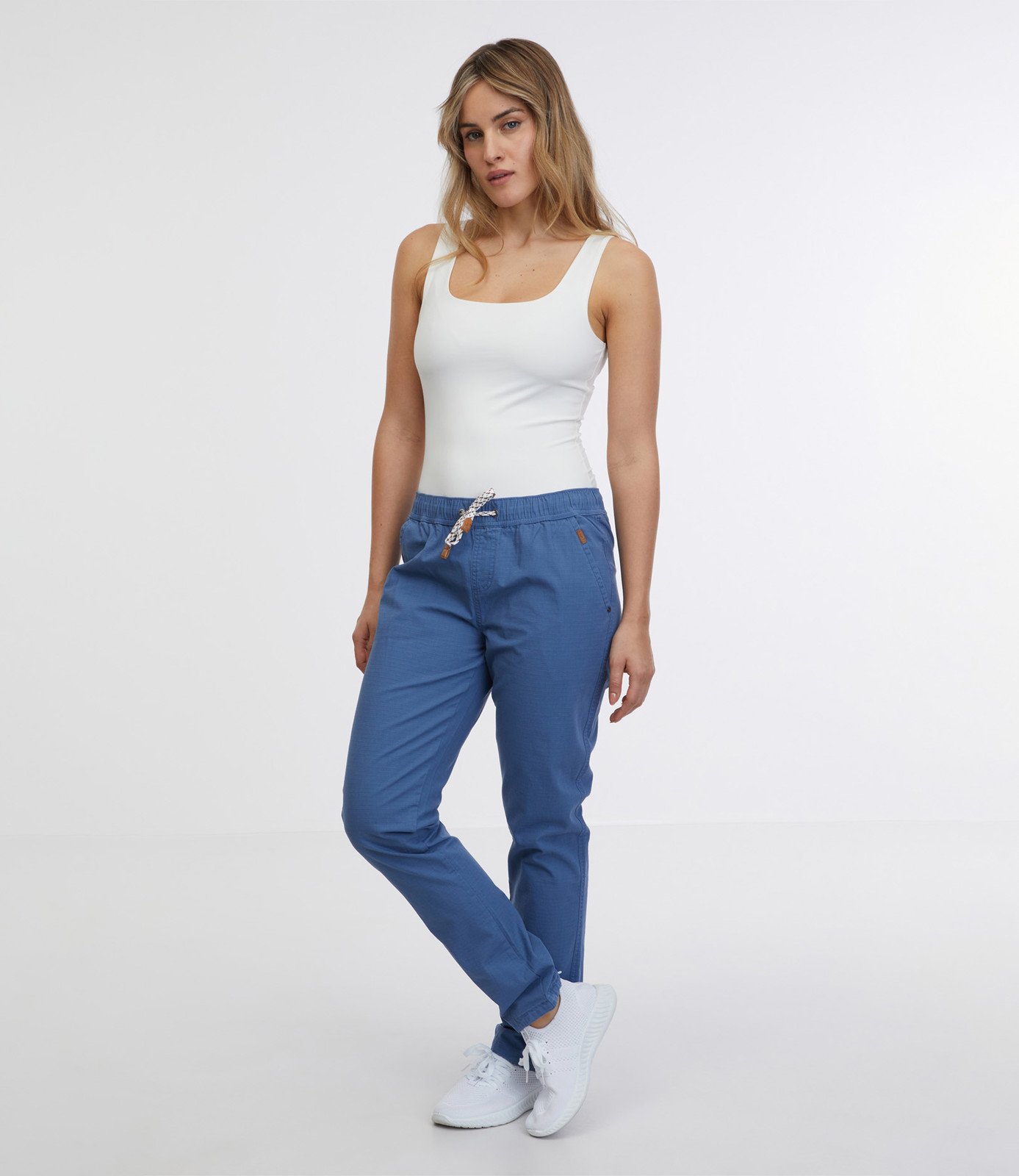 SAM 73 Dámské kalhoty AMALIA Modrá S