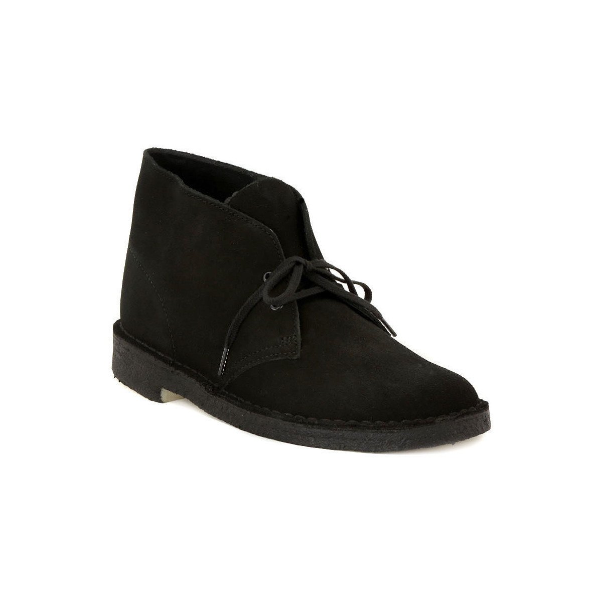 Clarks  DESERT BOOT BLACK  Černá