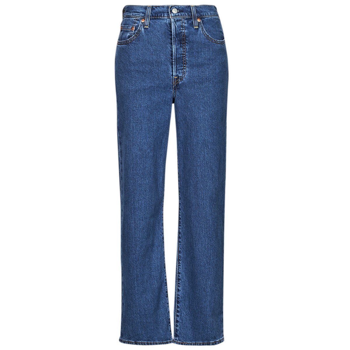 Levis  RIBCAGE STRAIGHT ANKLE Lightweight  Modrá