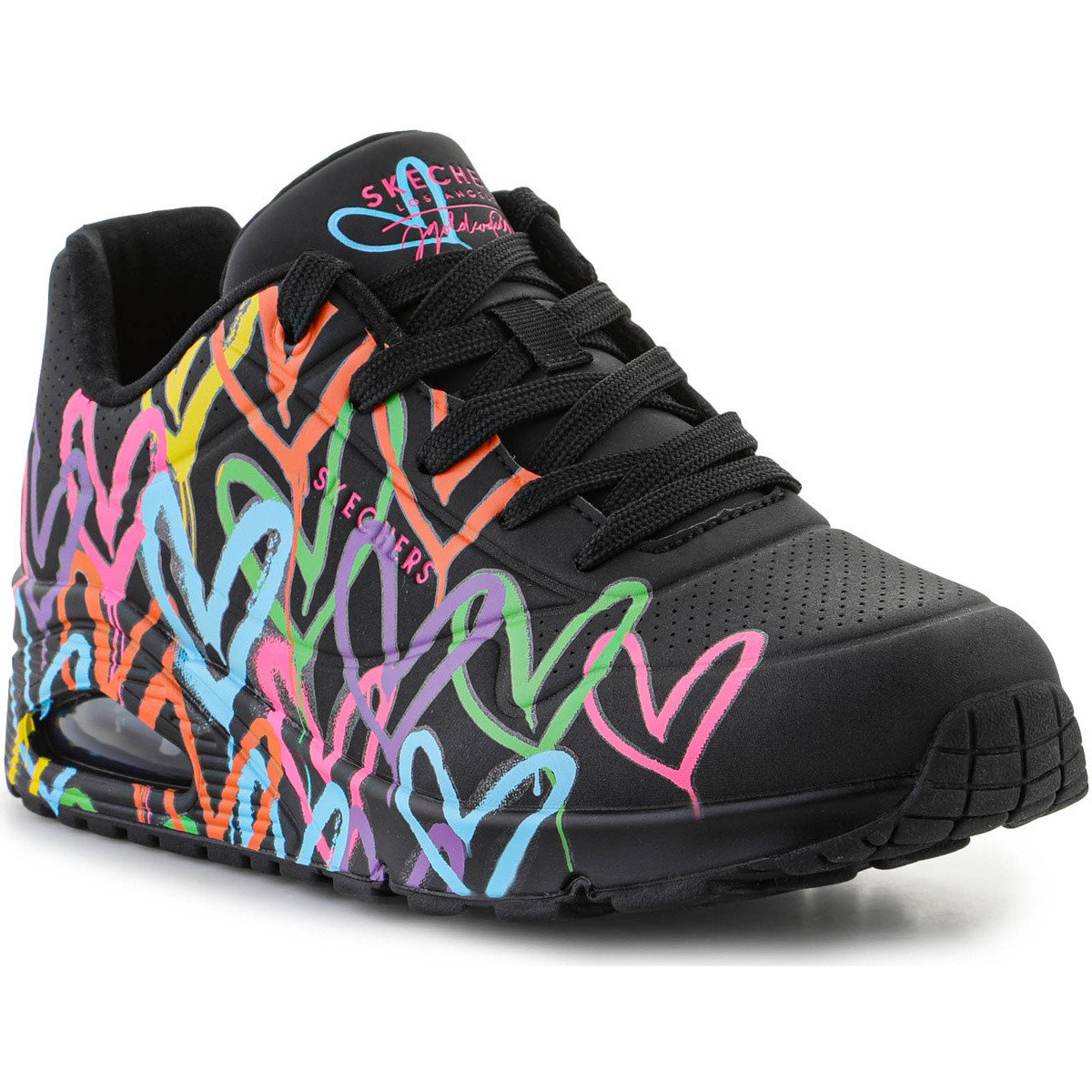 Skechers  Highlight Love 177981/BKMT Black/Multi  Černá