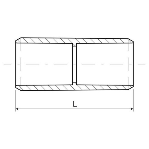 Spojka pro trubku KOPOS 0232HF FB 32mm černá