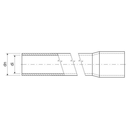 Plastová trubka pevná KOPOS 1520HF FA 20mm černá 3m