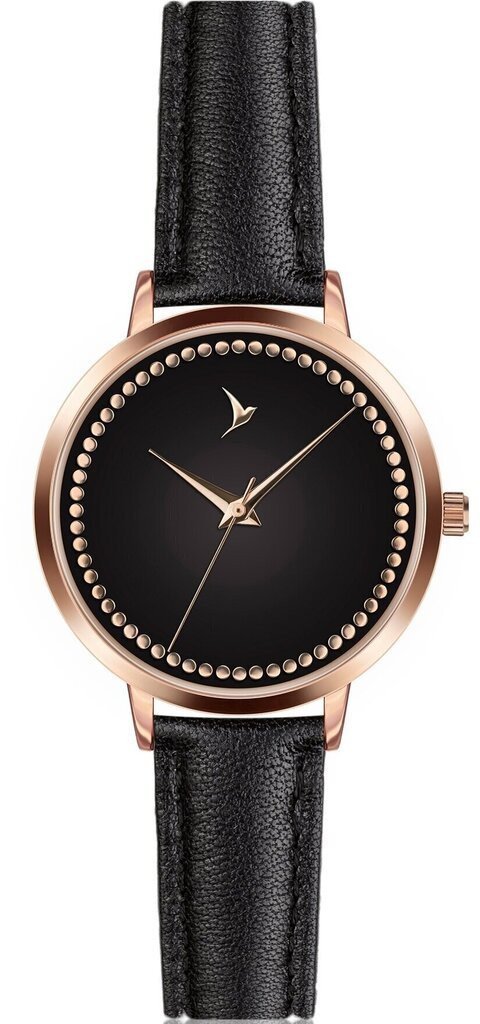 Emily Westwood Hollie Black Leather Watch EEN-B029R