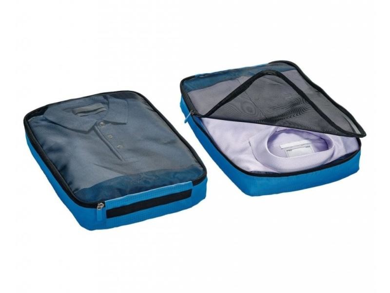 Go Travel sada obalů Twin Packing Cubes royal blue