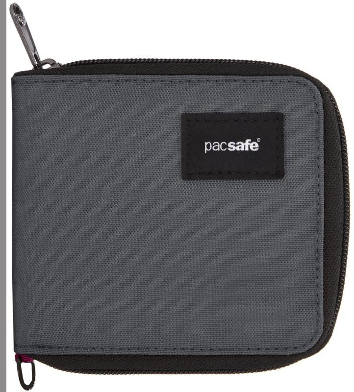 Pacsafe Peněženka RFIDSAFE ZIP AROUND WALLET slate