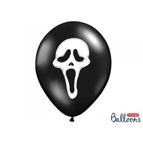 Latexový balonek Halloween maska 30 cm