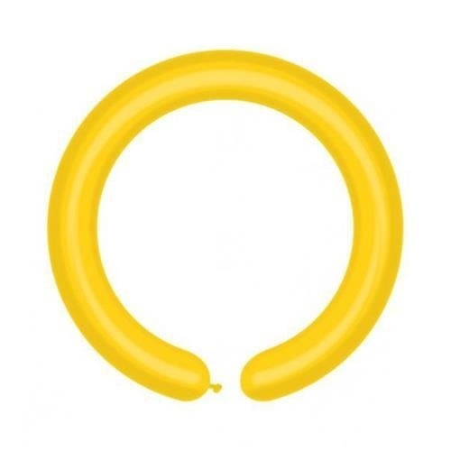 Modelovací balonky profesionální - 100 ks - žluté