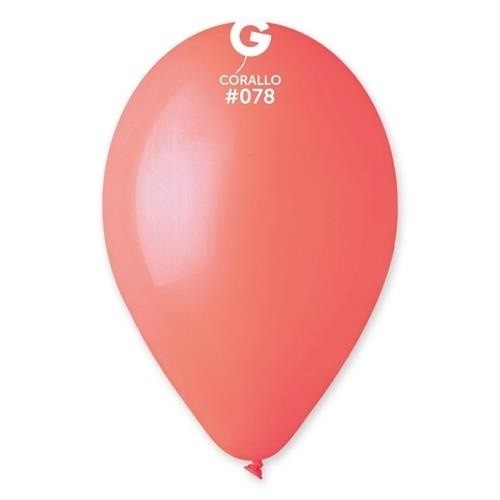 Balonek korálově červený 26 cm