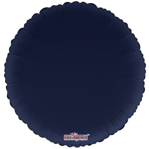 Foliový balonek kruh navy blue 46 cm