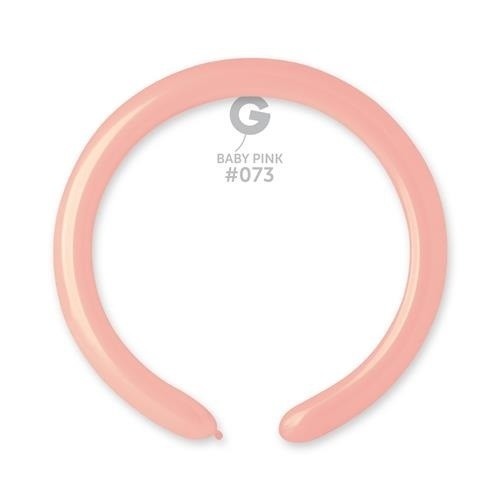 Modelovací balonky profesionální - 100ks - Baby pink