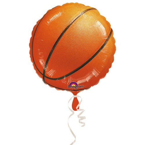 Foliový balonek basketbalový míč 45 cm