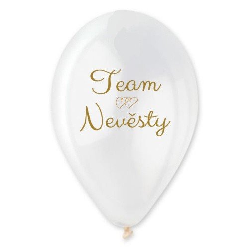 Latexové balonky Team nevěsty - 30 cm, 6 ks