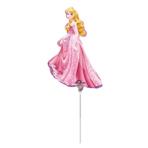 Balónky na tyčku - Disney - Šípková Růženka 23 cm - 5 ks