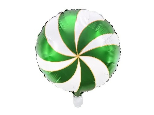 Foliový balonek bonbón zelený 35 cm