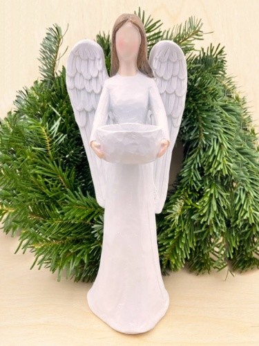 Svícen Anděl cca 27 cm