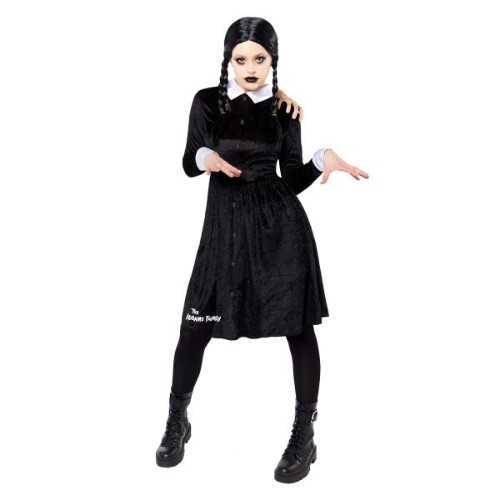 Dámský kostým Wednesday - Addams Family - M