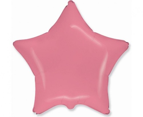 Foliový balonek hvězda macaron červená 45 cm - Nebalený