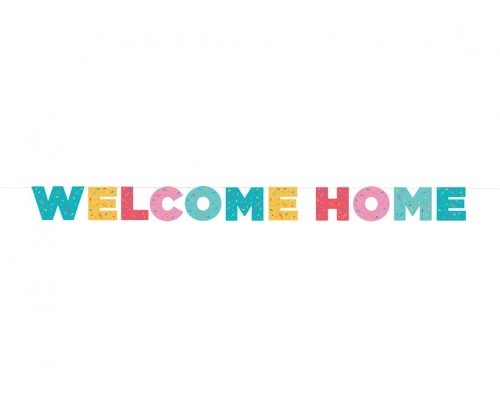 Party nápis - Welcome Home 250 cm