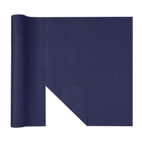 Stolová šerpa 40 cm x 4,5 m Airlaid - navy modrá