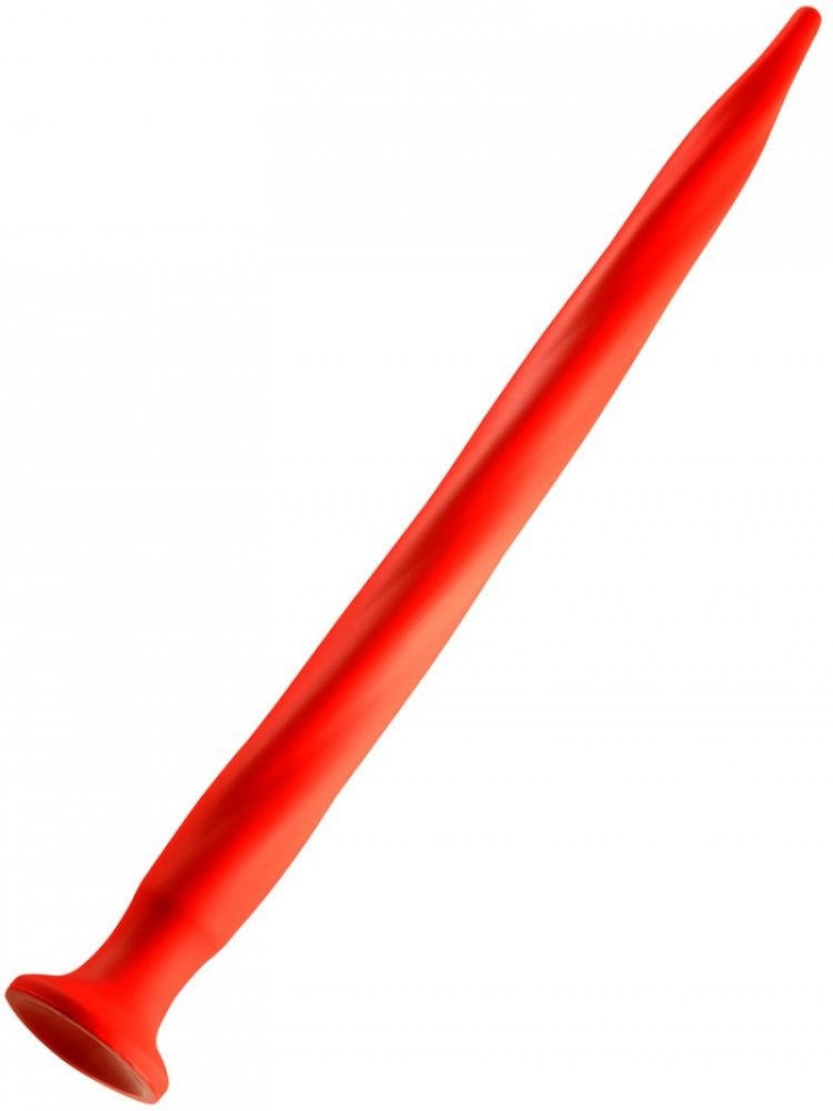 Long Stretch Worm Dildo N°5 (64 x 5,2 cm) Red