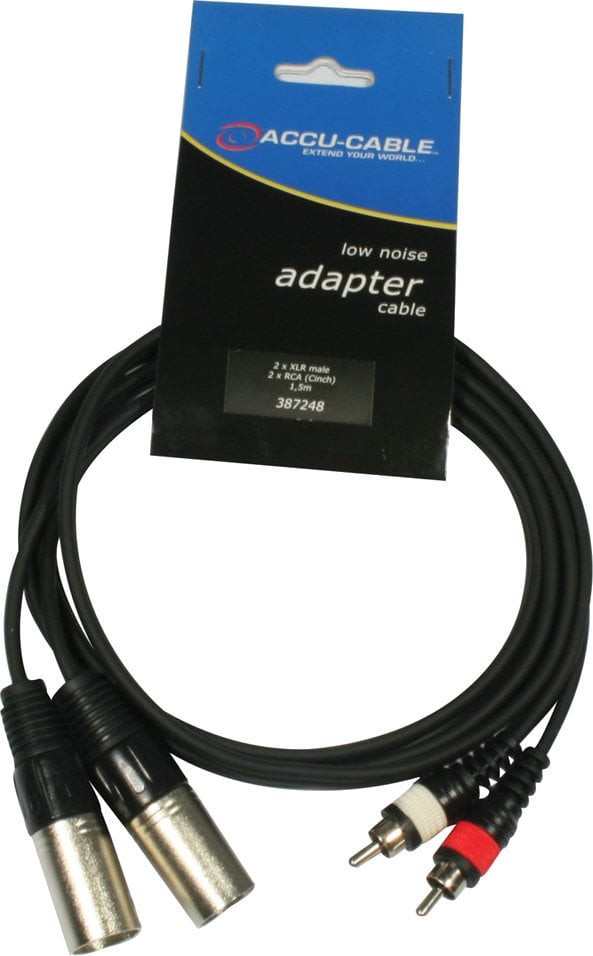 ADJ AC-2XM-2RM 1,5 m Audio kabel