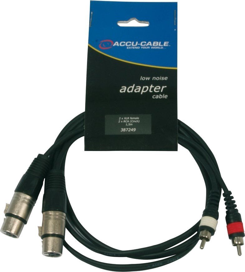 ADJ AC-2XF-2R 1,5 m Audio kabel