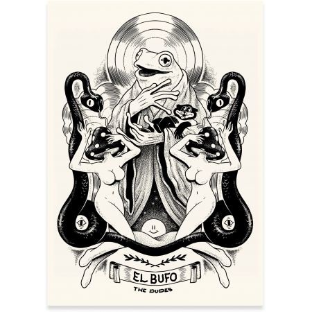 Plakát The Dudes El Bufo Screen Print - Béžová - Univerzální